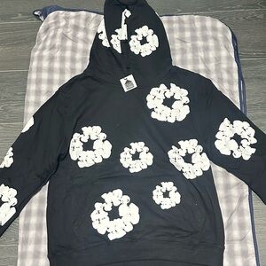 Black Denim Tears Cotton Wreath Hoodie *AUTHENTIC*